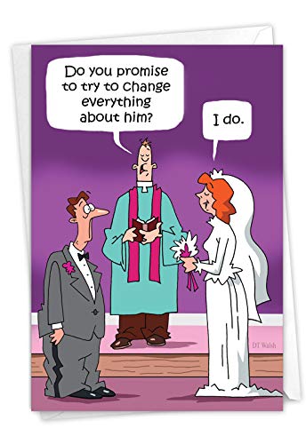 Funny wedding card