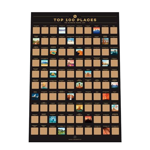 100 best places scractch off map