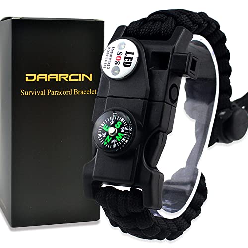 A bracelet that includes survival tools