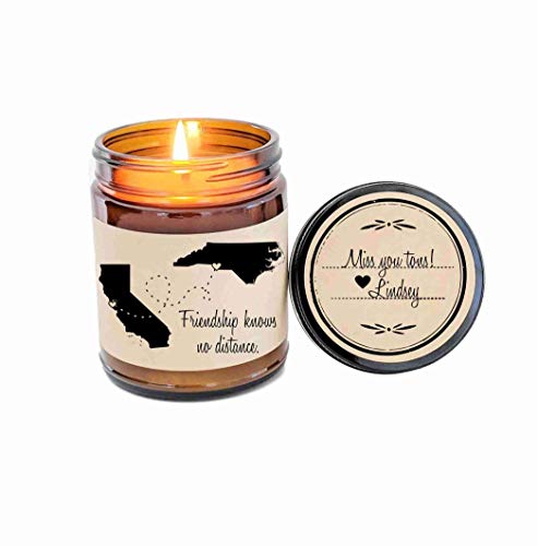 Candle with two states connected by hearts