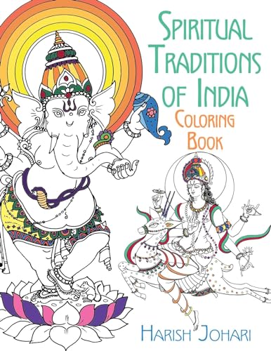 Spiritual traditions of India coloring book for adults