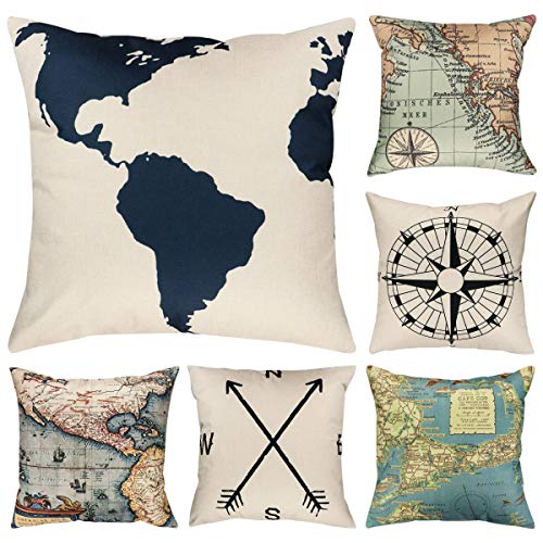 Set of six pillows