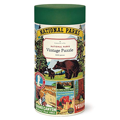 National parks vintage jigsaw puzzle