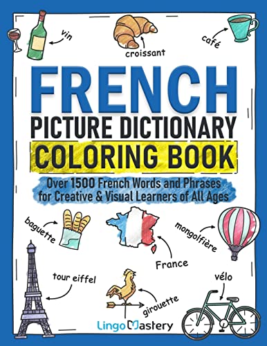 French coloring book dictionary