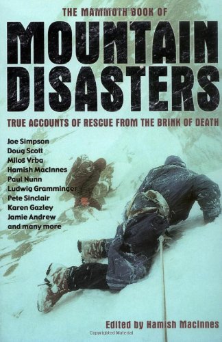 Book cover of "The Mammoth Book of Mountain Disasters" 