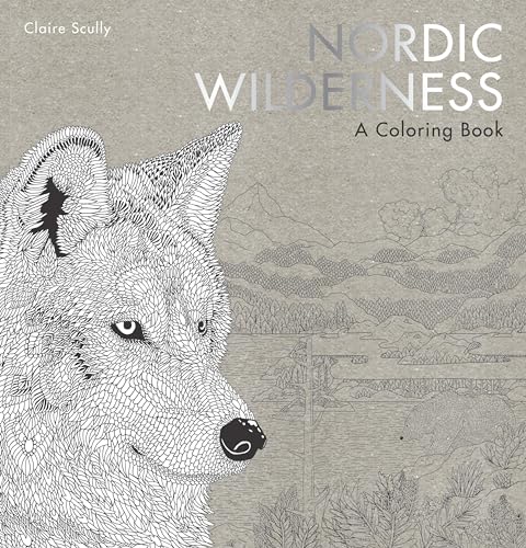 Nordic wilderness coloring book