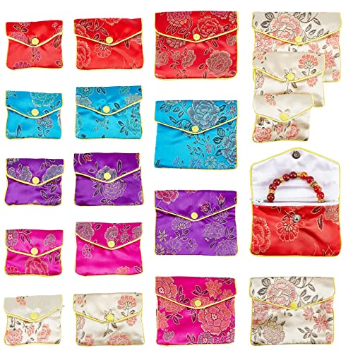 Silk jewelry bags