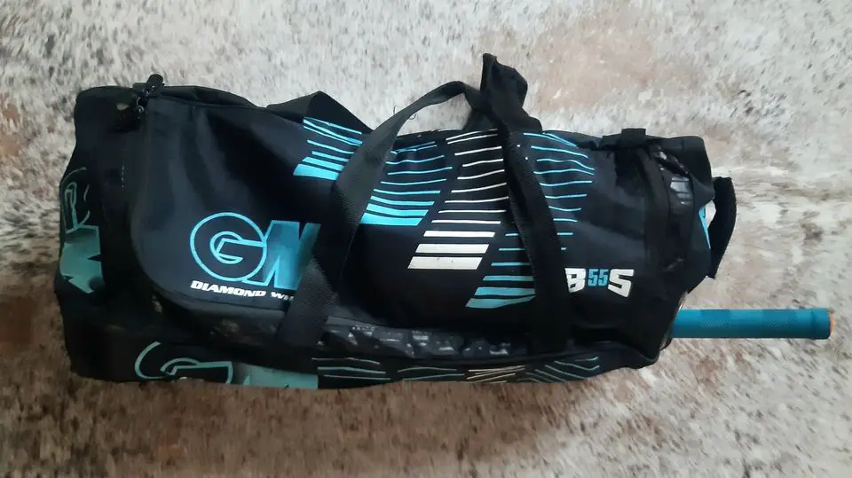 A cricket bag from the brand GM
