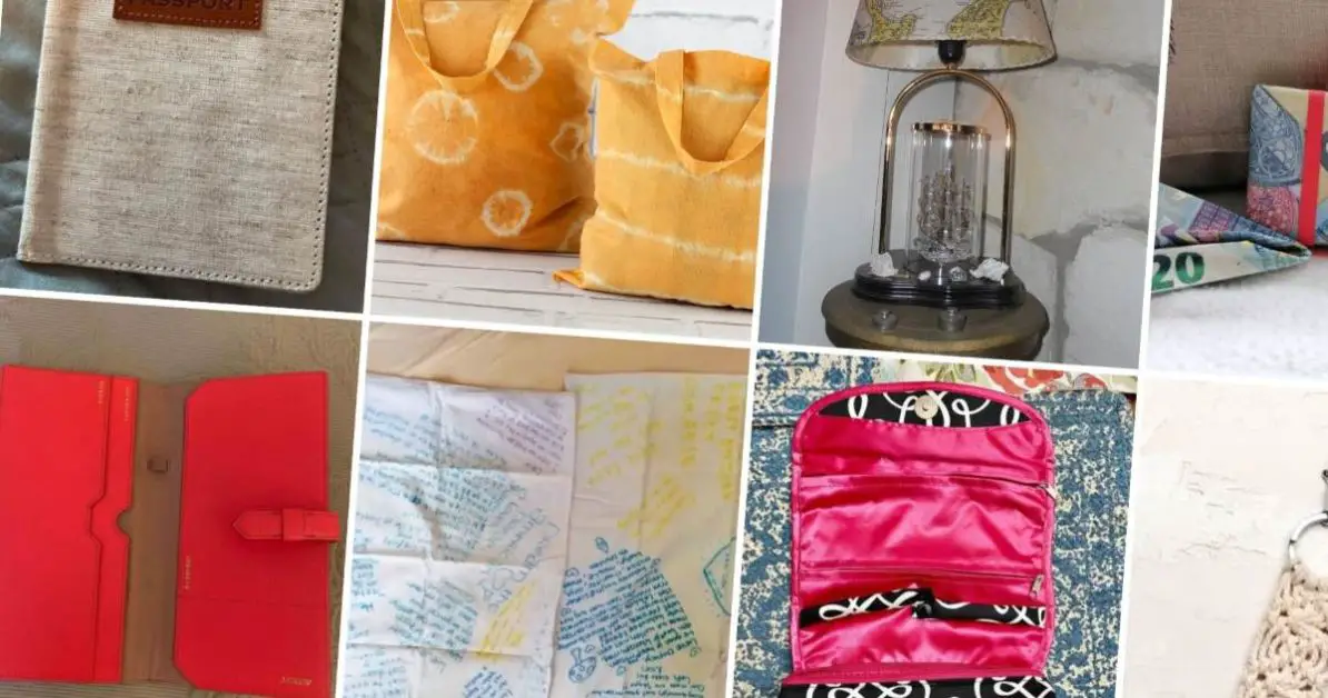 A collage of 8 DIT travel gifts