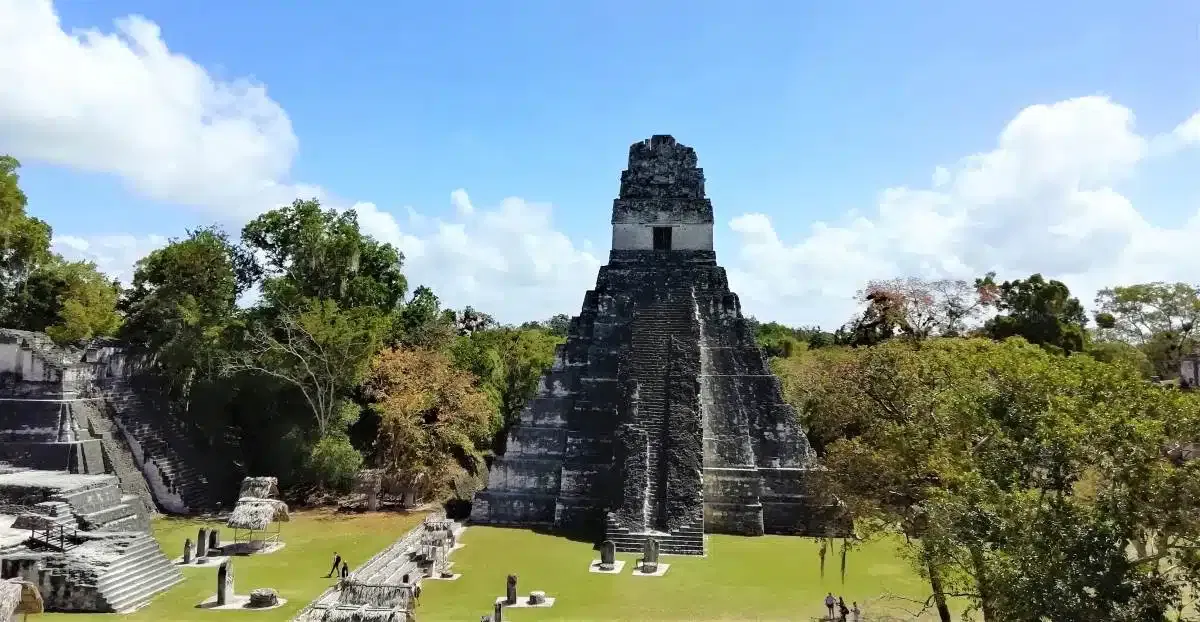 Guatemala gifts An ancient ruin in Tikal Guatemala