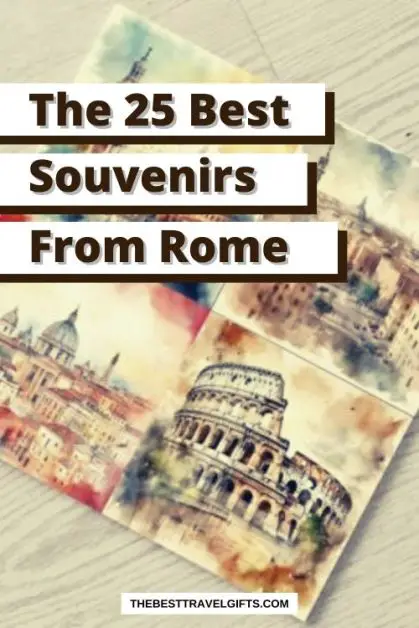 The 25 best souvenirs from Rome with an image of coasters with landmarks from Rome