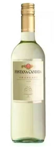 A bottle of white wine from Rome