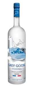 Bottle of grey goose vodka